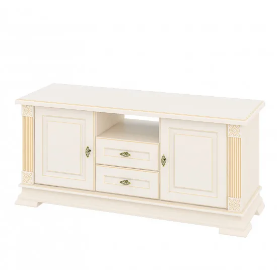 Тумба Neman Афина МН-222-02 (142 см), Крем с золотой патиной