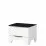 Noptieră Neman Verona МН-024-02 (51 cm), Белый глянец / Черный мат