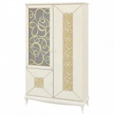 Dulap pentru haine Neman Garmonia МН-120-10 (124 cm), крем с патиной