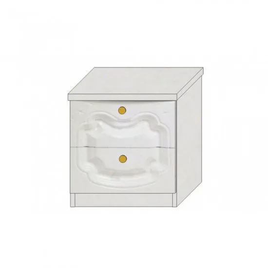 Noptieră Neman Orhidea СП-002 -16 (42 cm), Белый полуглянец