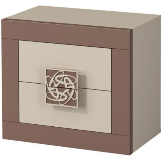 Noptieră Neman Ellipse МН-118-02 (52 cm), Капучино глянец / Св коричн глянец