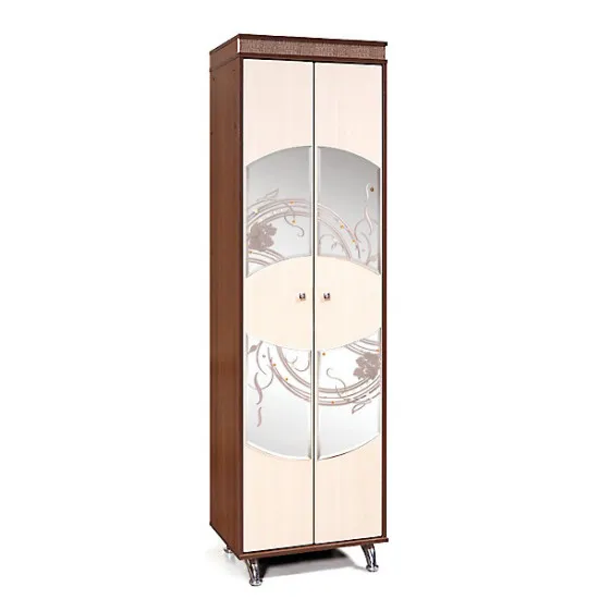 Dulap pentru haine КМК Orfei 11 0364.3 (60.5 cm), Орех шоколадный/Дуб шамони