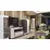 Dulap cu vitrină KMK Roxet 0554.3 (82.5 cm) dreapta, Дуб юккон / белый глянец