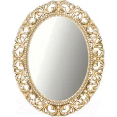 Oglinda de perete КМК Iskushenie 1 0459.7 (80 cm) , Белый / золото