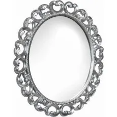 Oglinda de perete КМК Iskushenie 1 0459.7 (80 cm) , Белый / серебро