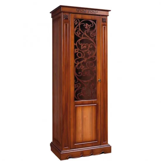 Шкаф с витриной KMK Амелия 0435.11 (82 см) левый, Орех ЭККО