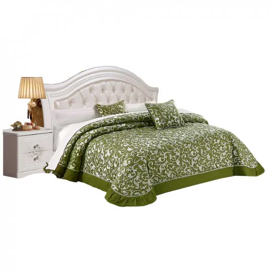 Кровать KMK Графиня 0379.2 (160 x 200 см), Белый металлик / золото