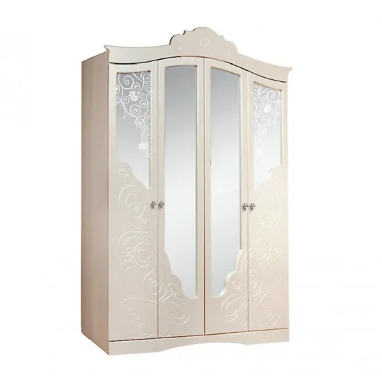 Dulap pentru haine КМК Jemchujina 0380.1 (183 cm), Венге светлый / Ясень жемчужный