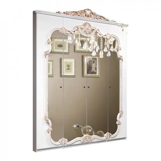 Dulap pentru haine КМК Rozalia 0543.4 (185 cm), Дуб молочный