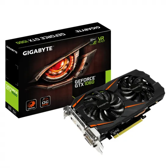 Placă video Gigabyte GeForce GTX 1060 WINDFORCE OC 6G (6 GB/GDDR5/192 bit)