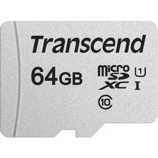 Карта памяти microSDXC 64 ГБ Transcend 300S (TS64GUSD300S-A)