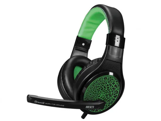 Наушники накладные Marvo H8323 Black/Green