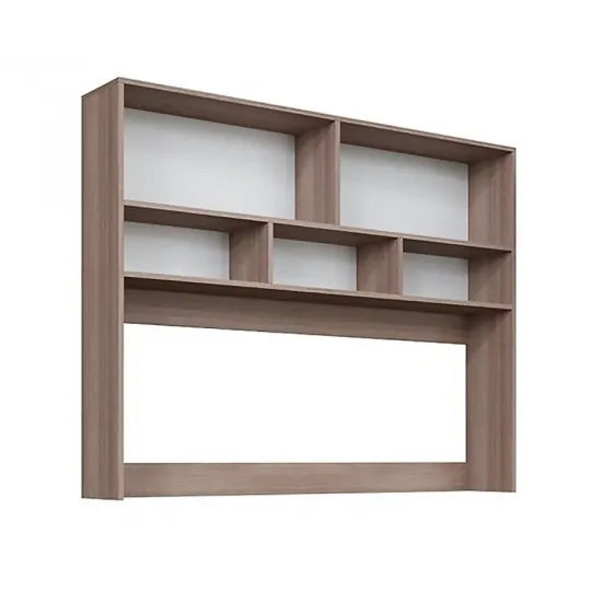 Стол компьютерный SV - Мебель №10 (Надстройка), Ясень шимо тёмный