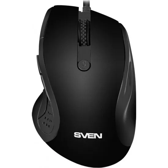 Mouse cu fir Sven RX-113 Black