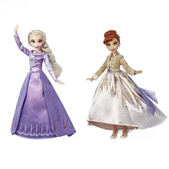 Hasbro Disney FROZEN 2 E5499 - Păpușa "Anna/Elsa Deluxe"