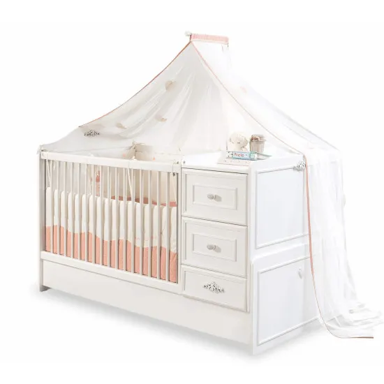 Кроватка-трансформер Cilek Romantica baby (75x160 см)
