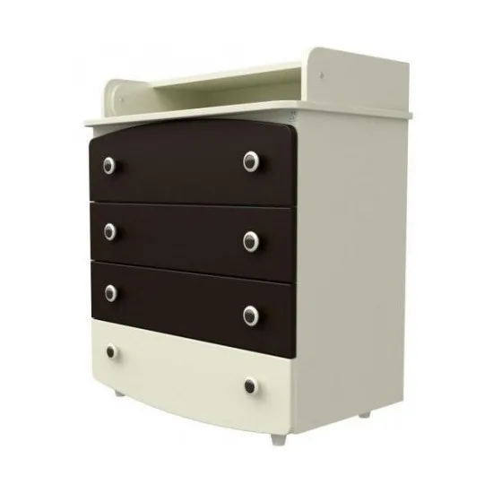 Comod înfășare Veres VR 33.4.1.2.05 Ivory-Walnut