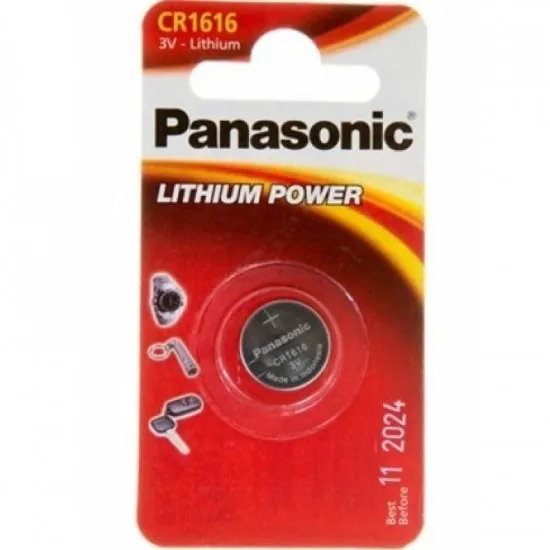 Baterii rotunde Panasonic 1xCR1616 (CR-1616EL/1B)