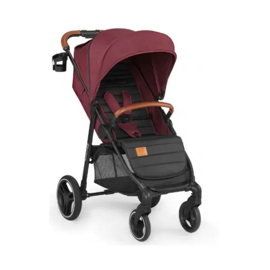 Коляска прогулочная Kinderkraft Grande KKWGRANBRG00 Burgundy