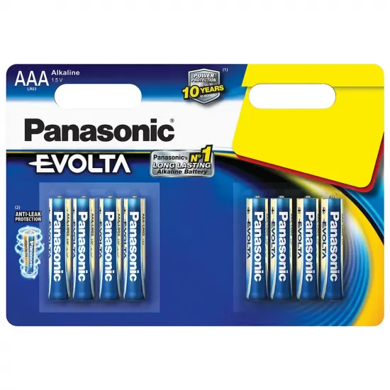 Батарейки Panasonic 8xAAA (LR03EGE/8B2F)