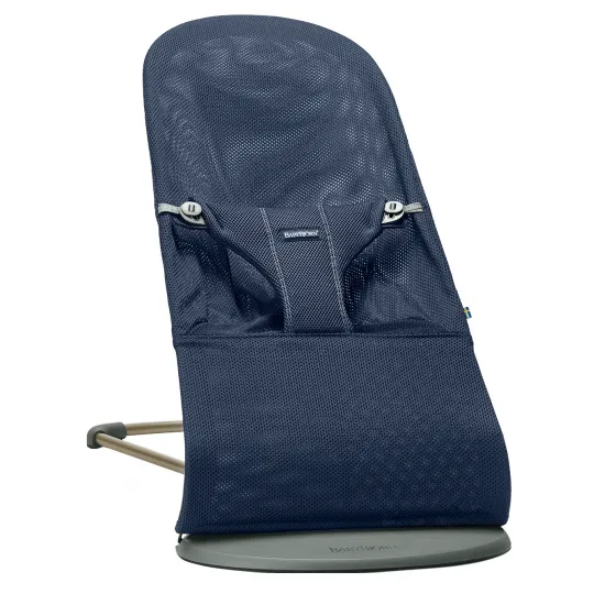 Шезлонг-каÑ?алка BabyBjorn Bliss Navy Blue/Mesh