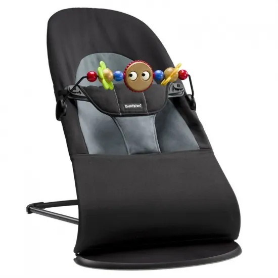 Шезлонг-качалка BabyBjorn Balance Soft Black/Grey