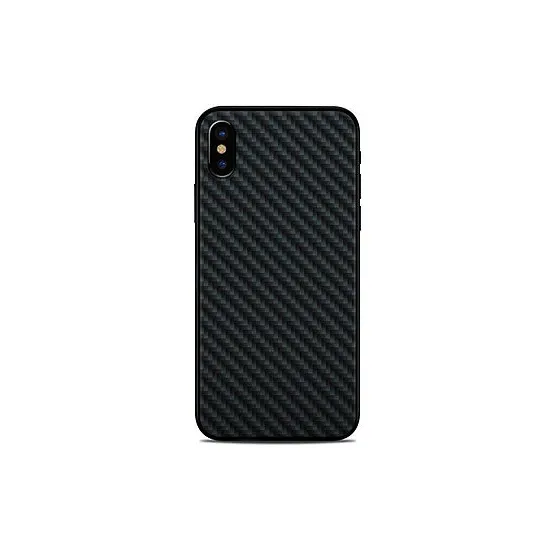 Husă Screen Geeks Carbon Fiber pentru Apple iPhone 7, Black