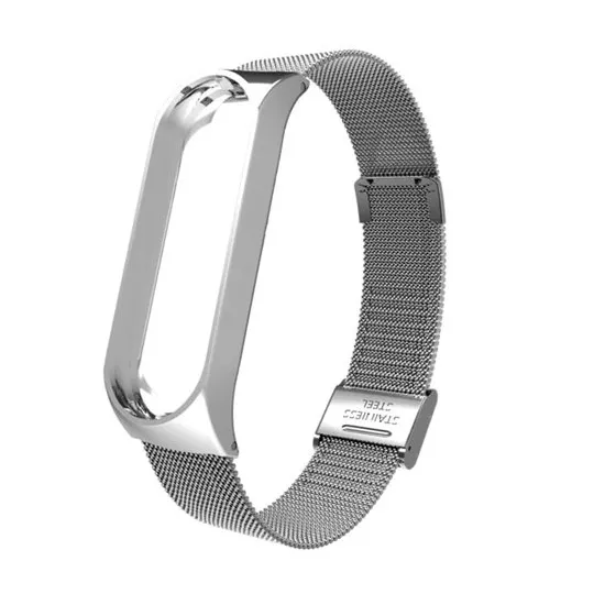 Curelușă Xiaomi Mi Band Silver (metal)