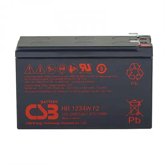 Acumulator UPS CSB HR 1234, 12 V 9 Ah