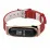 Curelușă MiJobs Mi Band 3/4/5/6 Red/Rose Gold (piele)