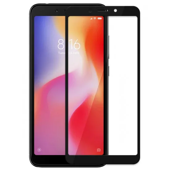 Защитне стекло для Xiaomi Redmi 6A, Helmet 4D Diamond, Black