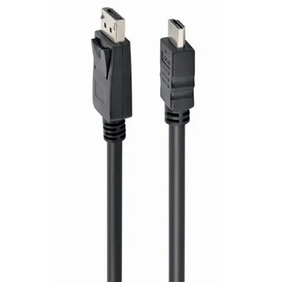 Cablu video Cablexpert DisplayPort (M)/HDMI (M), Black (CC-DP-HDMI-3M)