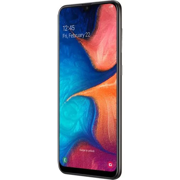 kaz-i ④+①+② Galaxy A20 Smartphone Samsung Galaxy A20 (A205), 3 GB/32 GB, Black - cumpăra