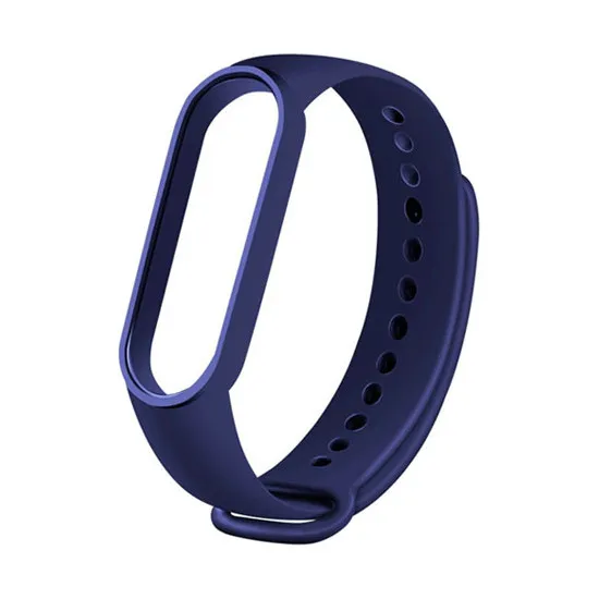 Curelușă Xiaomi Mi Band 5/6 Dark Blue (silicon)