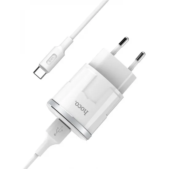 Încărcător Hoco C37A, White (Micro USB)