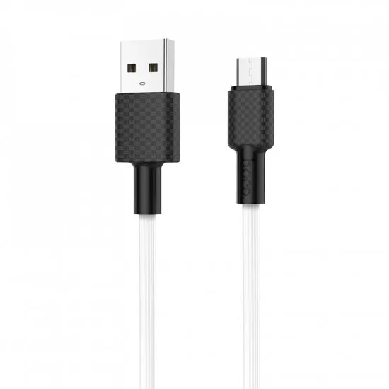 Cablu Hoco X29 Superior style USB 2.0/micro-USB, White
