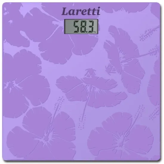 Cântar de podea Laretti LR-BS0013, Violet