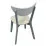 Стул Eva Cameroon White/Grey PU