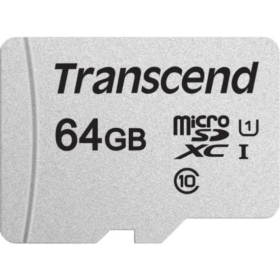 Карта памяти microSDXC 64 ГБ Transcend 300S (TS64GUSD300S)