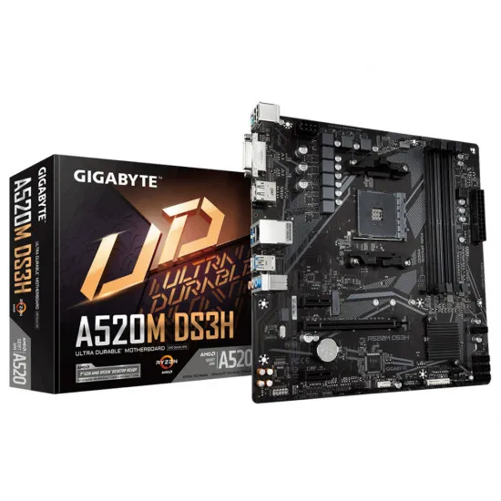 Placă de bază GIGABYTE A520M DS3H 1.0 (AM4/AMD A520)