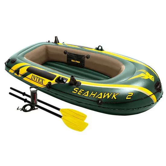 BarcÄ? Intex Seahawk 2 cu vâsle È?i pompÄ? (68347)