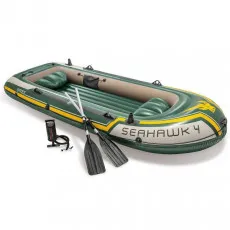 Barcă Intex Seahawk 4 cu vâsle și pompă (68351) Barcă Intex Seahawk 4 cu vâsle și pompă (68351)