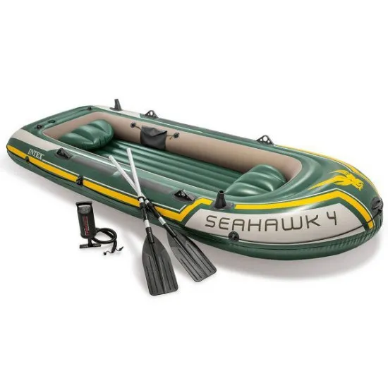 BarcÄ? Intex Seahawk 4 cu vâsle È?i pompÄ? (68351)