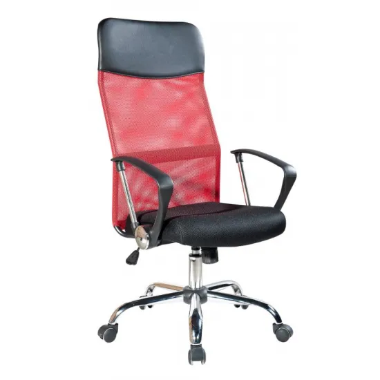 Fotoliu de birou DP F-63, Black/Red