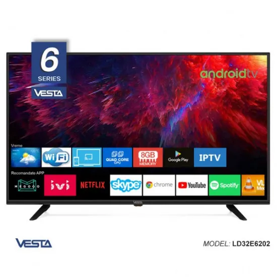 Televizor LED 32 " Vesta LD32E6202, Black