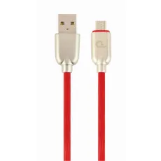 Cablu Cablexpert USB 2.0/micro-USB, Red (CC-USB2R-AMmBM-2M-R) Cablu Cablexpert USB 2.0/micro-USB, Red (CC-USB2R-AMmBM-2M-R)