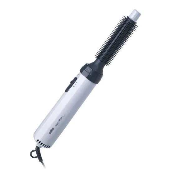Uscător de păr-perie Braun AS110, 200 W, Black/Grey