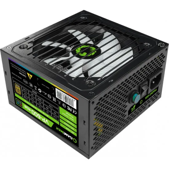 Sursă de alimentare ATX Gamemax VP-600-RGB, 600 W