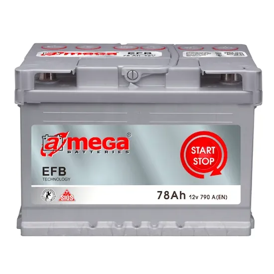 Baterie auto 65 Ah Amega EFB