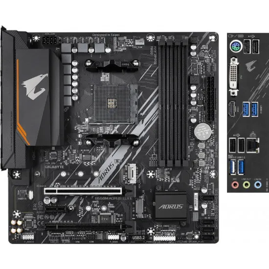 Placă de bază GIGABYTE B550M AORUS Elite (AM4/AMD B550)
